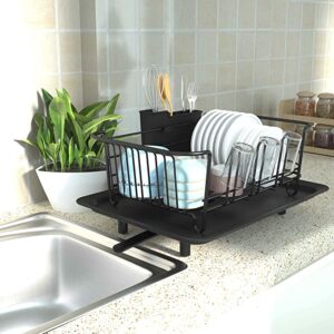 Klvied Dish Rack with Swivel Spout
