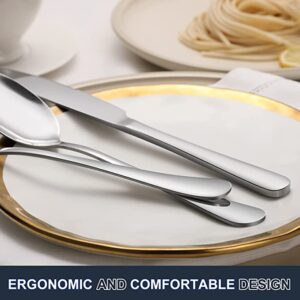 Forks and Spoons Silverware Set